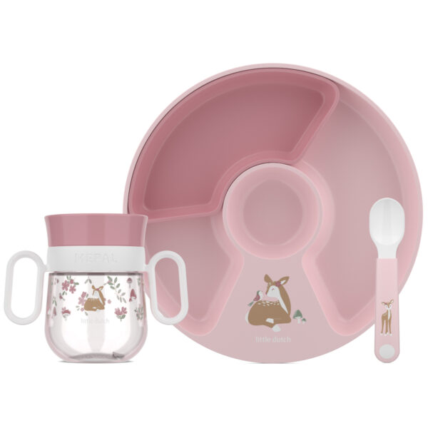 Dziecięcy zestaw obiadowy 3-szt. Mio Fairy Garden 108040565406