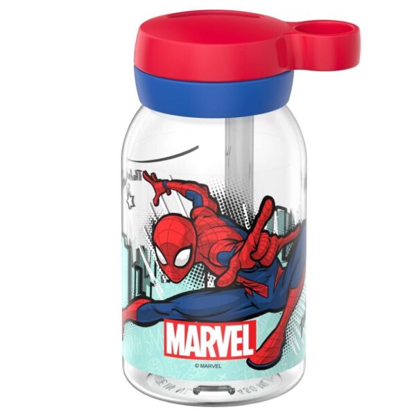 Butelka ze słomką Campus 450 ml Spiderman 107480065396