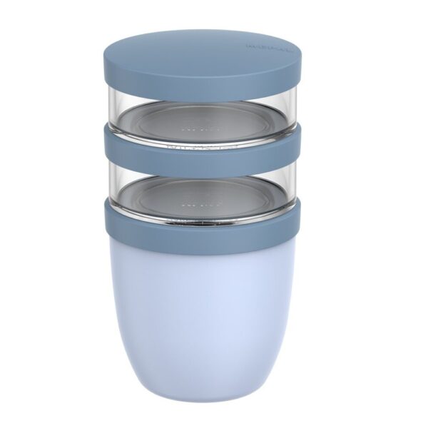 Lunchpot Ellipse 500+200+200 ml Nordic Blue 107658015700