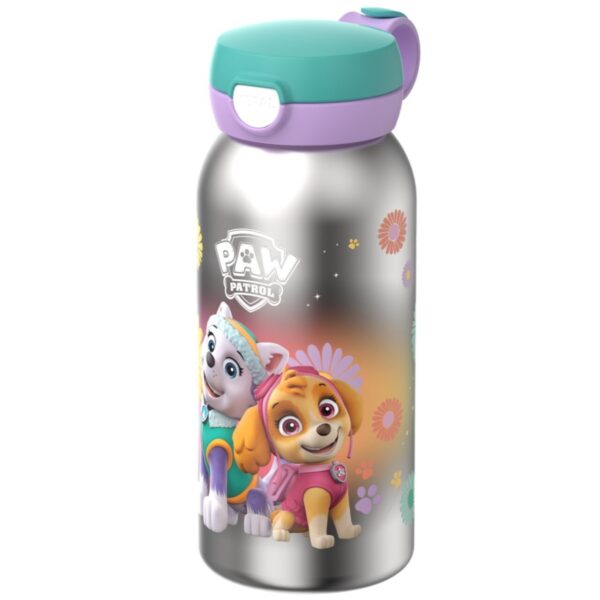 Butelka stalowa Flip Cap Campus 600 ml Paw Patrol Girls 107489065397